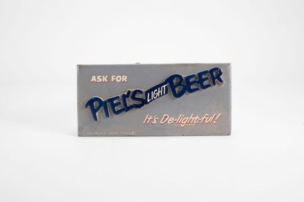 Piel's Light Beer Composite Sign