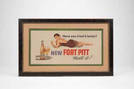 Fort Pitt Phone Cardboard Sign