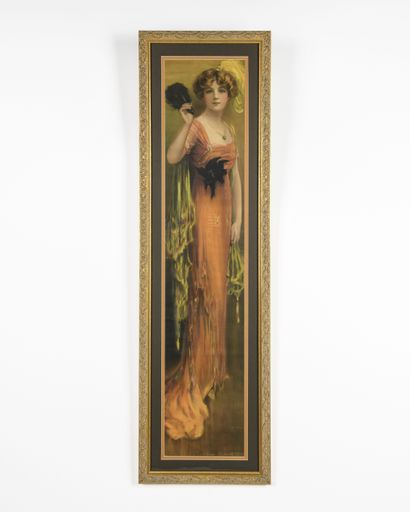 Pabst Extract Yard Long (Orange and Black Dress)