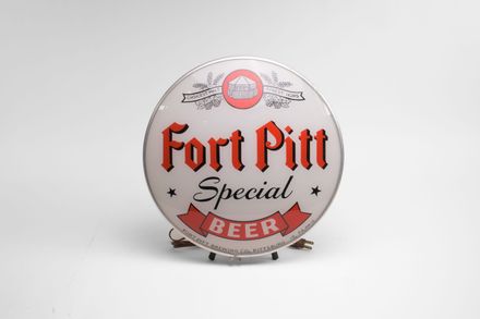 Fort Pitt Special Beer Round Lighted Sign