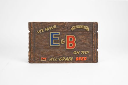 E & B Faux Wood Composite Sign