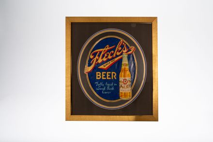 Fleck's Beer Framed Poster