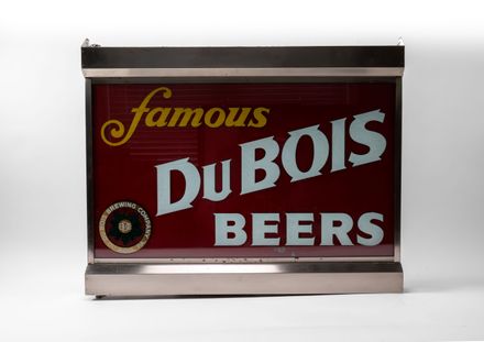Famous DuBois Beers Hanging Sign