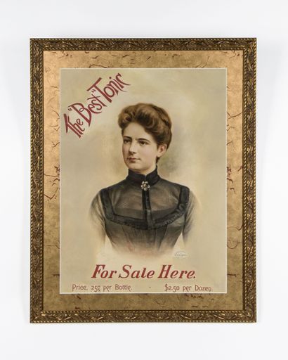 The "Best" Tonic Frances Cleveland Sale Sign
