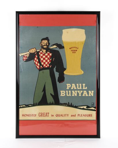 Marshfield Brewing Co. Paul Bunyan Sign