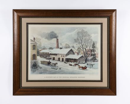 F. & M. Schaefer Original Brewery Scene