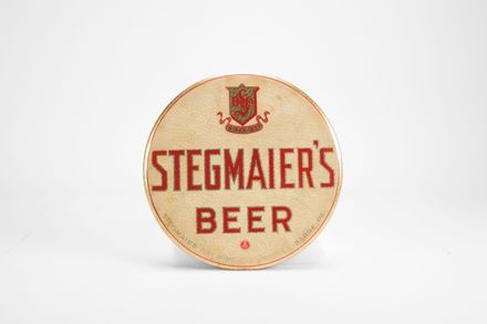Stegmaier's Beer Celluloid Button Sign
