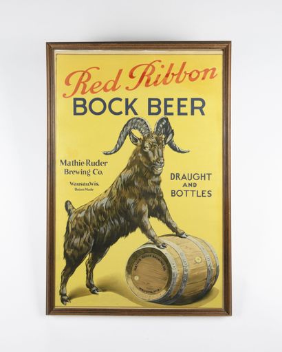 Red Ribbon Bock Sign