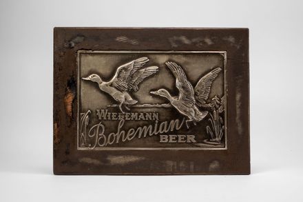 Wiedemann Metal & Wood Framed Sign