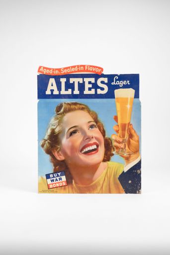 Altes "Buy War Bonds" Cardboard Sign