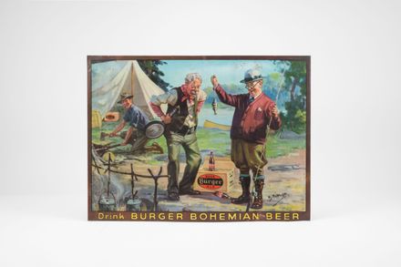 Burger Bohemian Beer Fishing TOC Sign