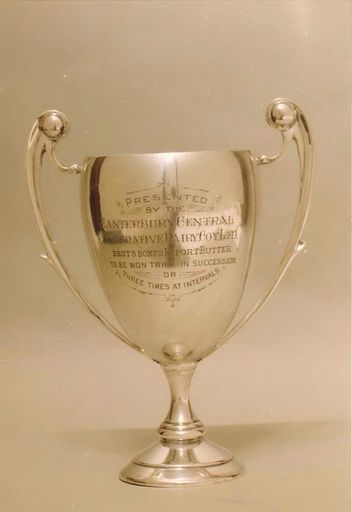 Trophy - Silver Cup (with handles) and inscribed