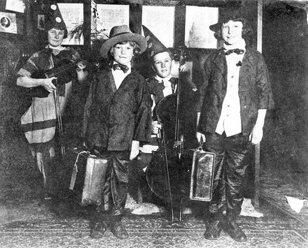 Four children in Miss Mona Neale's concert, Shannon, 1920's