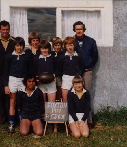 Foxton A Grade Schoolboy Rugby Team 1977
