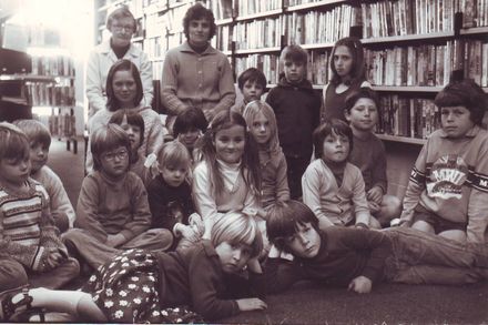 Children at "Storytime" with Mrs Morse & Mrs Timms, Shannon Public Library