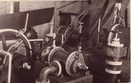 Another view of gas engine and pumps