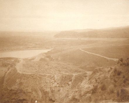 Looking over flat "volcanic" area ?