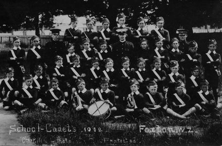 Foxton School Cadets 1912