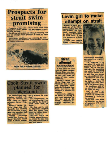 Karena Doig in training to make attempt on Strait