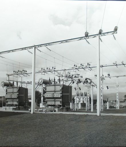 Levin Sub-station, 33,000 Volt transformer switching structure