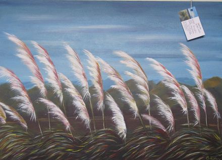 Manawatu Southerly by Jude Batten Acrylic $80