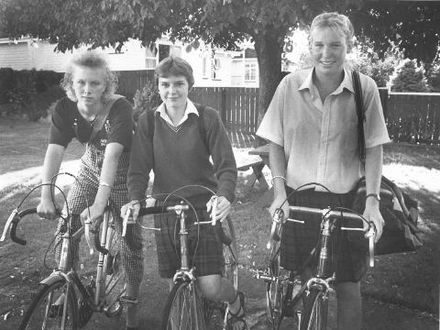 Karena Doig on way to school after Cook Strait crossing - Resource cover image