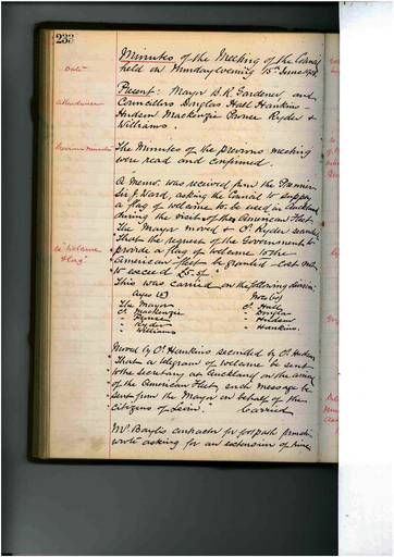 Meeting 70 - 15 June 1908