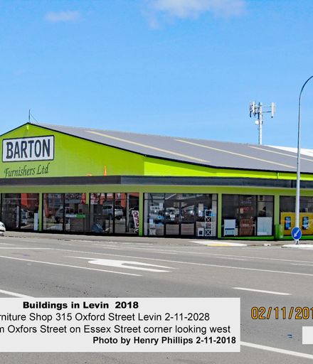 Bartons Furniture Shop 315 Oxford Street Levin 2-11-2028
