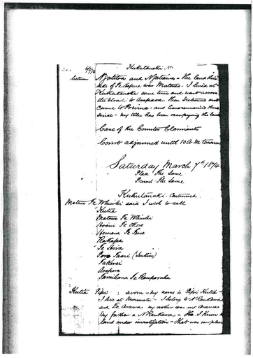Otaki Maori Land Court Minutebook 2 - 7 March 1874