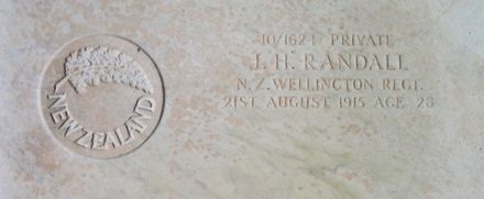 Joseph Henry RANDALL memorial