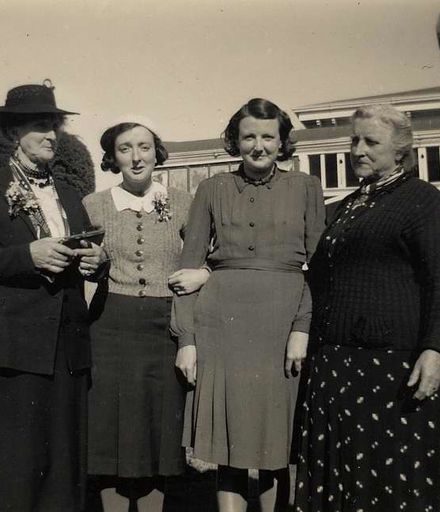Four Women at the Newton Family Home