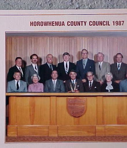 Horowhenua County Councillors/Senior Staff 1987