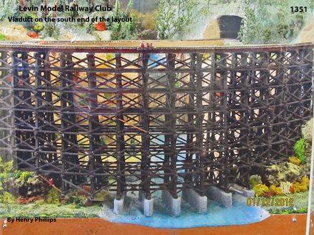 IMG_1351 Levin Model Railway Club Levin Model Railway Club iaduct on the south end of the layout