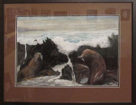 Seals by Judith Tate Pastel $230 - Resource cover image
