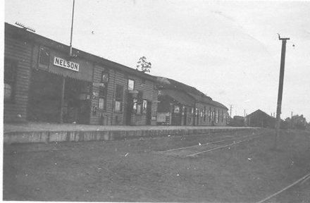 Nelson Railway Station, 1927 or 1928