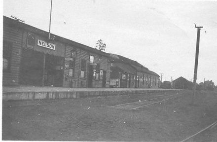 Nelson Railway Station, 1927 or 1928