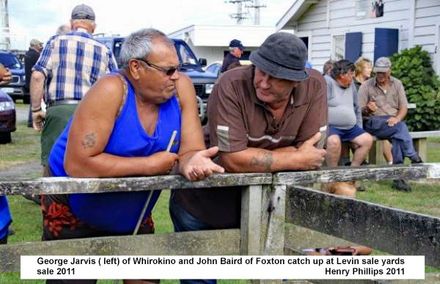 George Jarvisand John Baird at Levin Sale Yards 2011 - Resource cover image