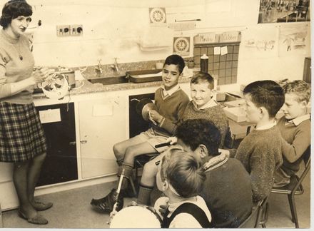 Music teacher & pupils, Special School, 1969 - Resource cover image