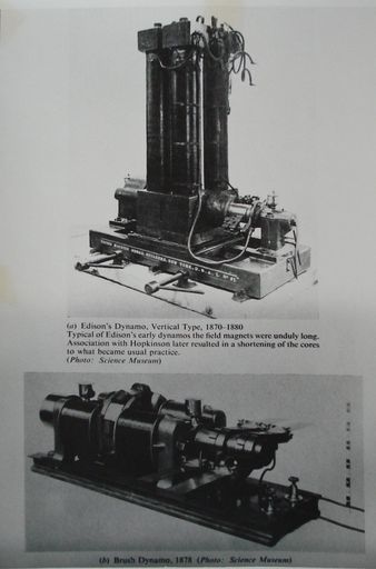 2 early dynamos, 1870 - 1880