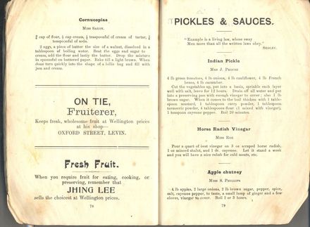 Pages 78 and 79 - Horowhenua Cookery Book