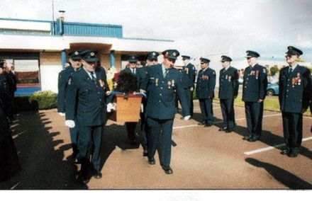 Guard of Honour for Gordon Beissel