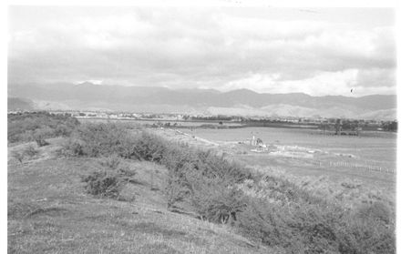 Winiata Cemetery & Levin from Crawford's hill, 1977
