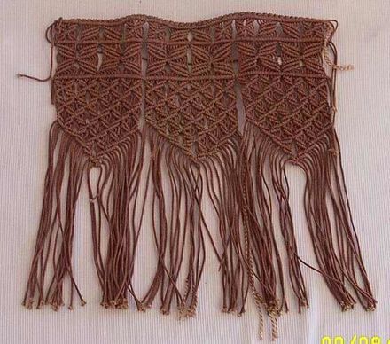 Macrame work