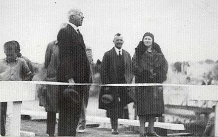 Opening first traffic bridge, Hokio Beach