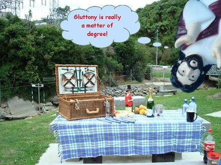 Gluttony is a matter of degree...