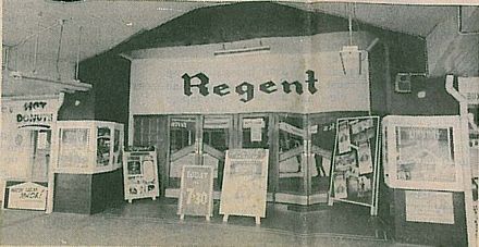 The Regent Theatre, Levin - Oxford Street entrance