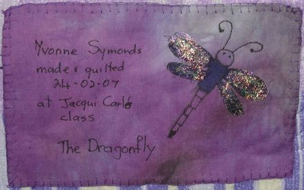 Yvonne Symonds The Dragonfly label