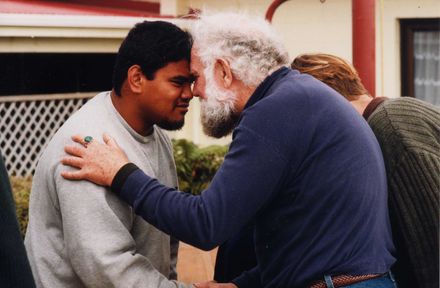Tourists at Kawiu Marae