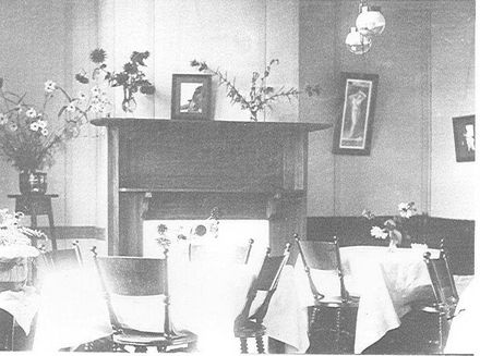 Interior of Taieri Dining Rooms, 1913-1917