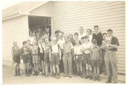 Large group of boys at Kimberley